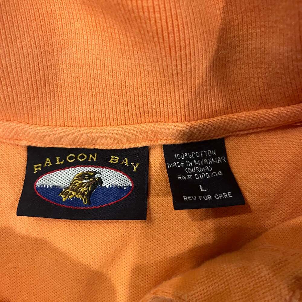 Vintage 1990's Falcon Bay Orange Polo Men's Size L